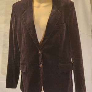 PURPLE VELVET BLAZER SIZE 13/14 FROM NORDSTROM